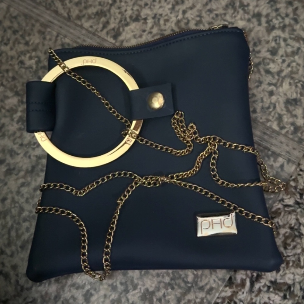 RARE Paige Hamilton Jane GOLD chain jelly crossbody bag